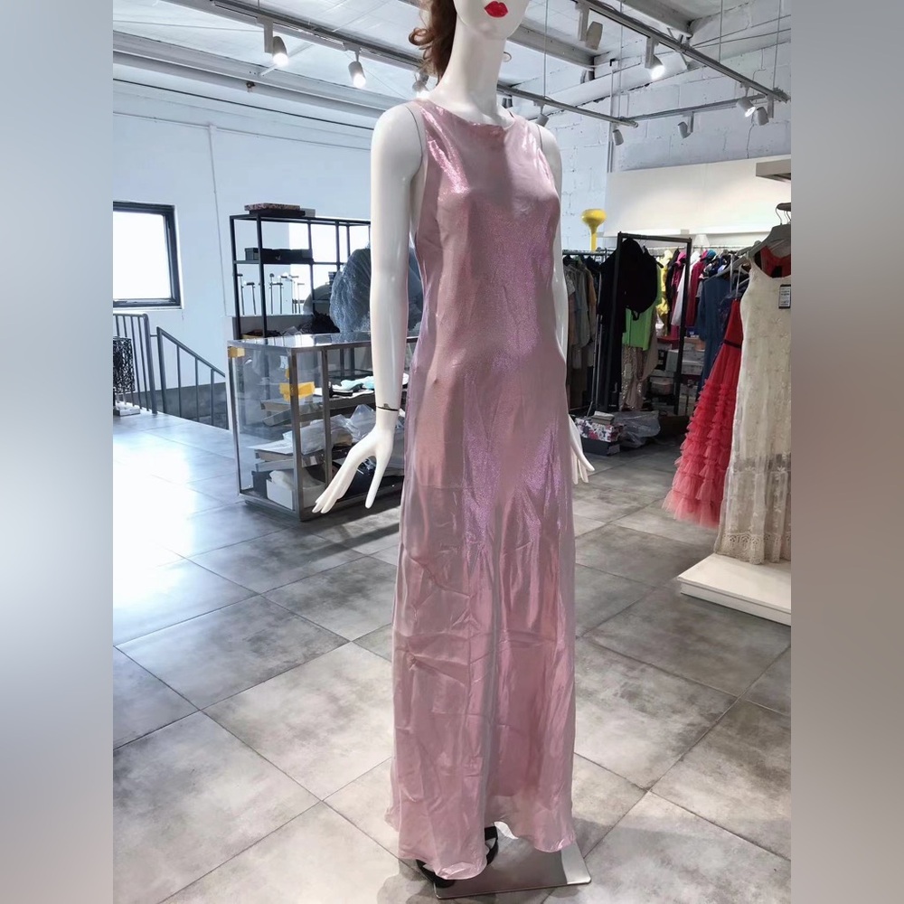 US 6 ALBERTA FERRETTI Silk Mermaid Dress NWT